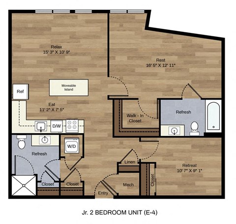 Two Bedroom Two Bath